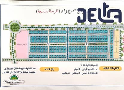 ارض للبيع بيت الوطن مرحله تاسعه جنوب جامعة المعرفه بجوار اعمار